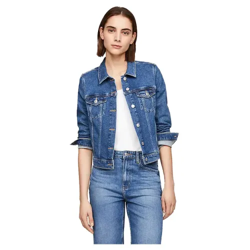 타미힐피거 Mel Slim Fit 데님 자켓 140372528