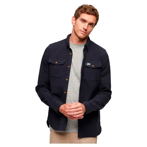 슈퍼드라이 Flannel Workwear 긴팔 셔츠 140394845