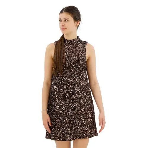 슈퍼드라이 Sequin A Line 나시 짧은 원피스 140424576