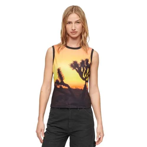 슈퍼드라이 Sub Print 나시 티셔츠 140439885