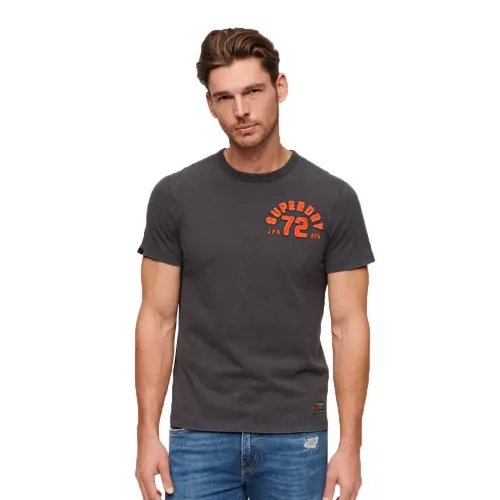 슈퍼드라이 빈티지 Athletic Chest 반팔 티셔츠 140473799