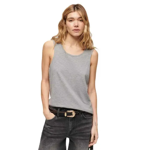 슈퍼드라이 Scoop Neck 나시 티셔츠 140560712