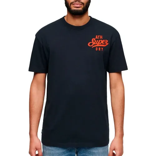 슈퍼드라이 Embroidered Superstate Ath Logo 반팔 티셔츠 140588026