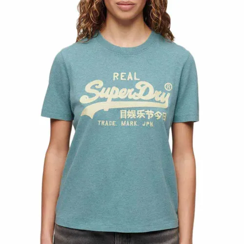 슈퍼드라이 Embroidered Vl Relaxed 반팔 티셔츠 140588036