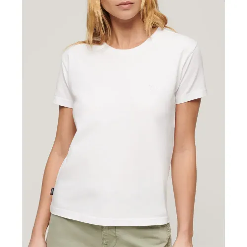 슈퍼드라이 에센셜 Logo Fitted 반팔 티셔츠 140588085