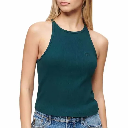 슈퍼드라이 에센셜 Logo Racer 나시 티셔츠 140588113