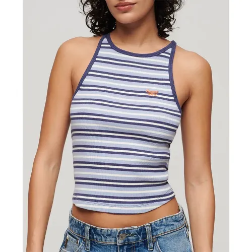 슈퍼드라이 에센셜 Logo Str Racer 나시 티셔츠 140588144