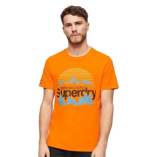 슈퍼드라이 Great Outdoors Nr 그래픽 반팔 티셔츠 140588245