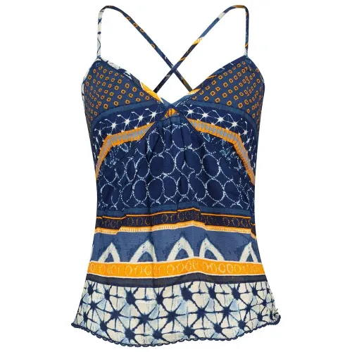 슈퍼드라이 Printed Woven 나시 티셔츠 140588482