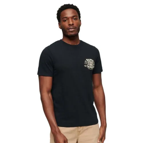 슈퍼드라이 Retro Rocker 그래픽 반팔 티셔츠 140588510