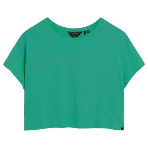 슈퍼드라이 Slouchy Cropped 반팔 티셔츠 140588555