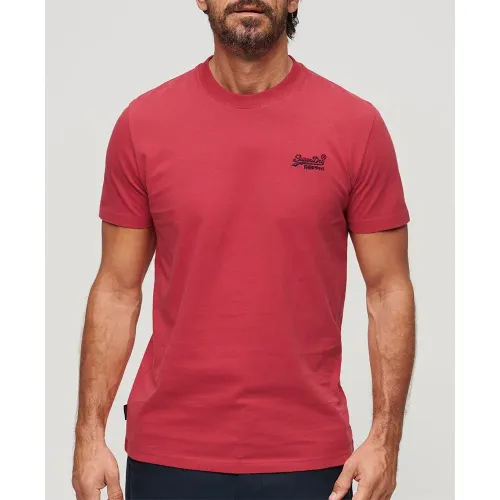 슈퍼드라이 빈티지 Logo Embroidered 반팔 티셔츠 140588912