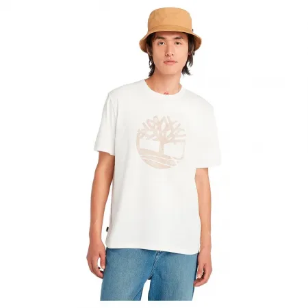 팀버랜드 Merrymack River Garment Dye 로고 Graphic 반팔 티셔츠 140594391