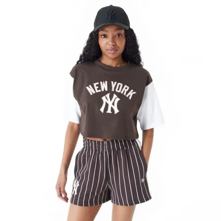 뉴에라 MLB Lifestyle Crop New York Yankees 반팔 티셔츠 140595751