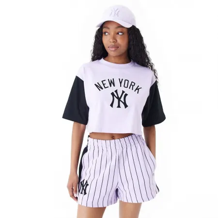 뉴에라 MLB Lifestyle Crop New York Yankees 반팔 티셔츠 140595752