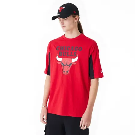 뉴에라 NBA Mesh Panel Chicago Bulls 반팔 티셔츠 140595872