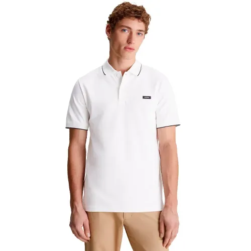 캘빈클라인 Stretch Pique Tipping 반팔 폴로 셔츠 140615240