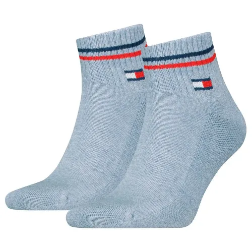 타미힐피거 Iconic Quarter 짧은 양말 2 켤레 140628905