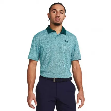 언더아머 GOLF Tee To Green Printed 반팔 폴로 셔츠 140790614