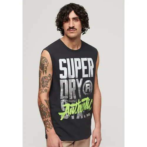 슈퍼드라이 Photo그래픽 Logo 나시 티셔츠 140900903