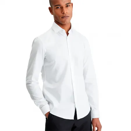 캘빈클라인 Twill Easy Care Slim Fit 긴팔 셔츠 140923030