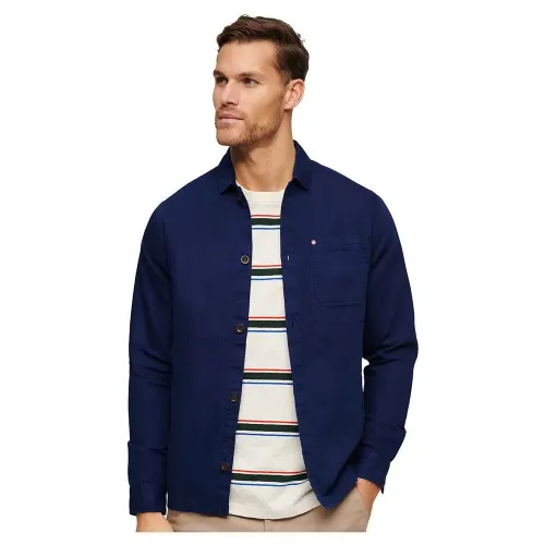 슈퍼드라이 Merchant Linen Blend 오버셔츠 140964606