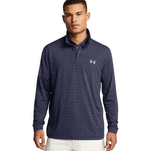 언더아머 GOLF Playoff Printed 하프 지퍼 스웨터 141022269