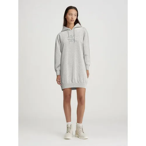 캘빈클라인 Chenille Monologo 긴팔 미디 원피스 141052083