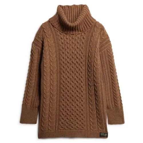 슈퍼드라이 Cable 긴팔 미디 원피스 141110193