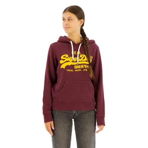 슈퍼드라이 Chenille Vl 그래픽 후드티 141110212