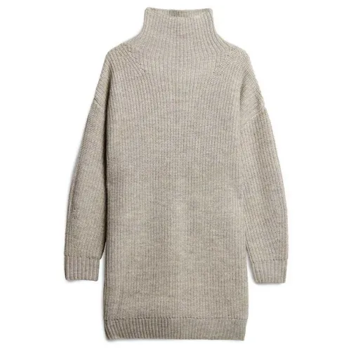 슈퍼드라이 Chunky Rib 긴팔 미디 원피스 141110217