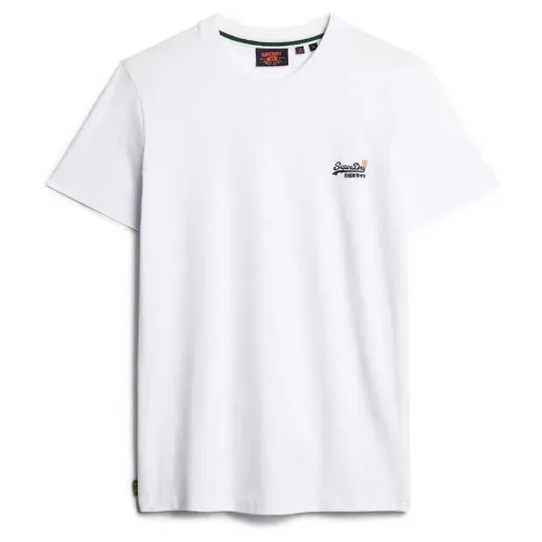 슈퍼드라이 에센셜 Contrast Embroidered 반팔 티셔츠 141110374