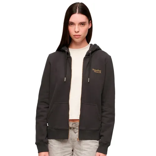 슈퍼드라이 에센셜 로고 풀지퍼 스웨터 141110413