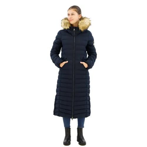 슈퍼드라이 Fuji Faux Fur Longline 자켓 141110545