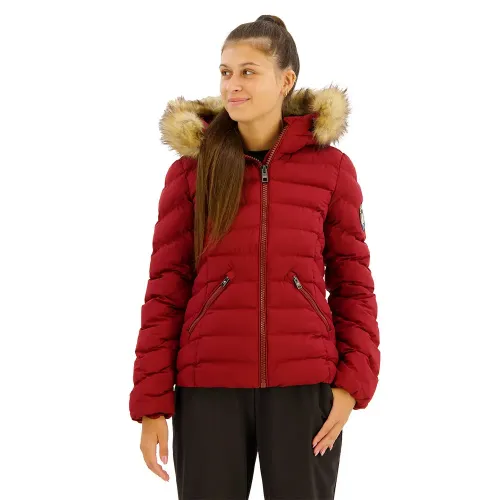 슈퍼드라이 Fuji Faux Fur Padded 자켓 141110548