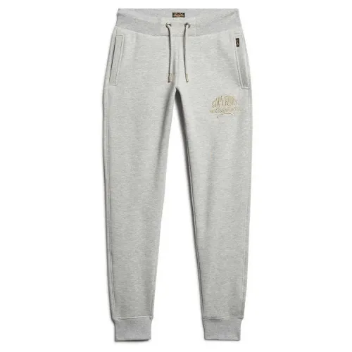 슈퍼드라이 Luxe Metallic Logo 운동복 바지 141110643