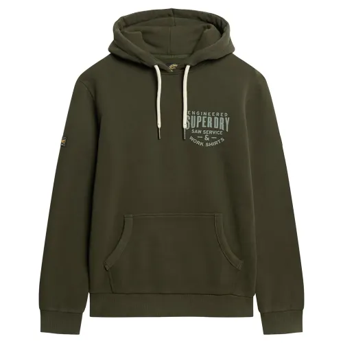 슈퍼드라이 Machined Goods Workwear 후드티 141110650