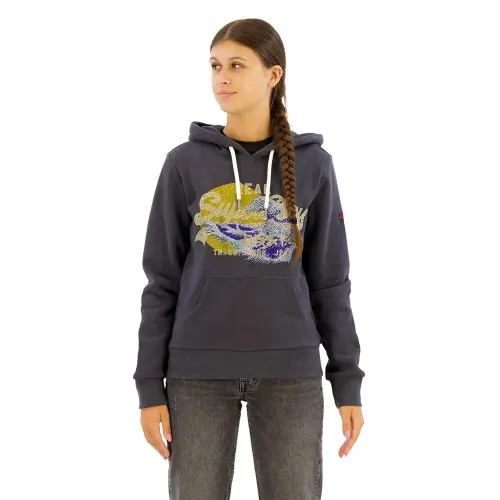 슈퍼드라이 Tokyo Vl 그래픽 후드티 141110965