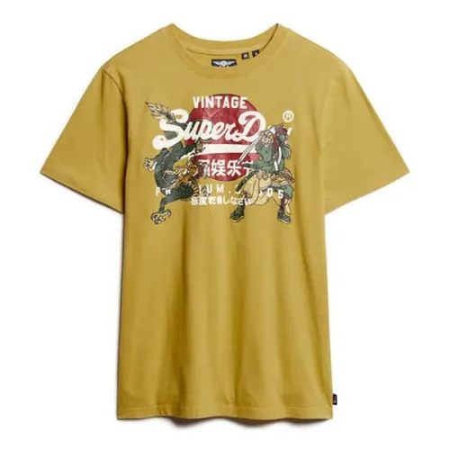 슈퍼드라이 Tokyo Vl 그래픽 반팔 티셔츠 141110974