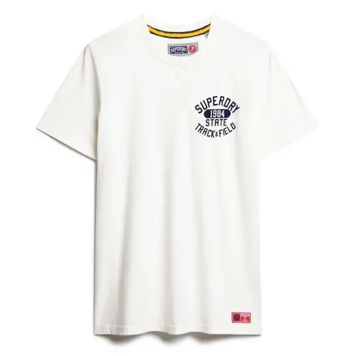 슈퍼드라이 Track & Field 그래픽 반팔 티셔츠 141110986