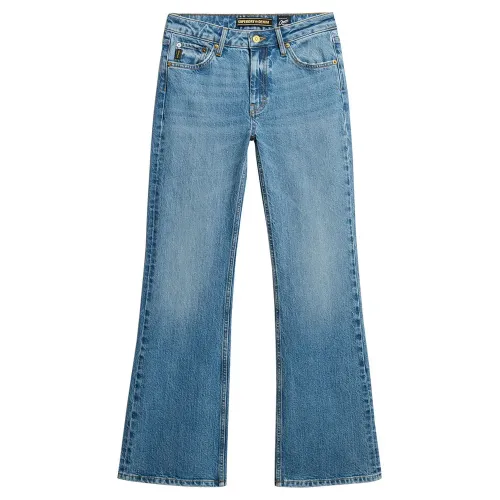 슈퍼드라이 빈티지 Mid Rise Bootcut 청바지 141111070