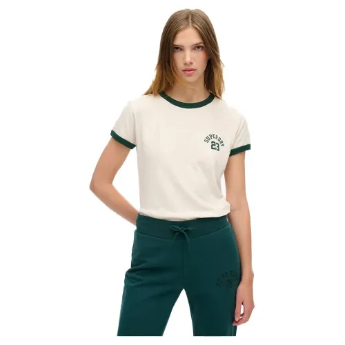 슈퍼드라이 Athletic Ringer Fitted 반팔 티셔츠 141112971