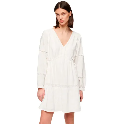 슈퍼드라이 Ibiza Tiered Mini 긴팔 원피스 141113078