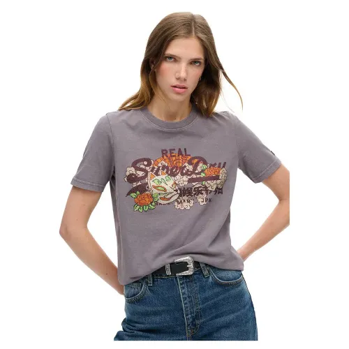 슈퍼드라이 Tokyo Vl 그래픽 반팔 티셔츠 141113193