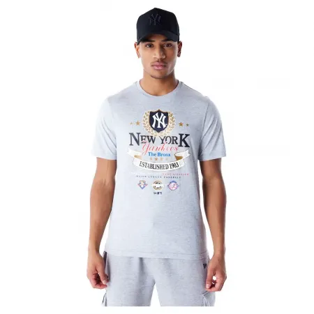뉴에라 MLB Badge Graphic New York Yankees 반팔 티셔츠 141118834