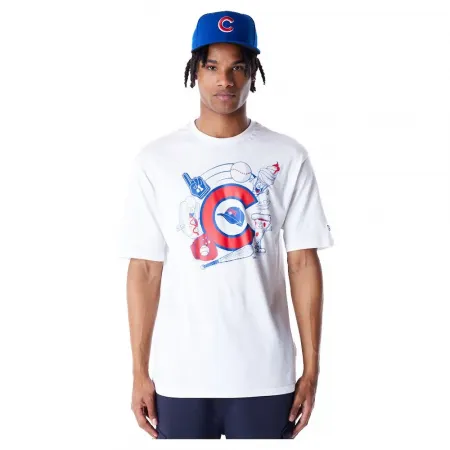 뉴에라 MLB Food Graphic Chicago Cubs 반팔 티셔츠 141118836