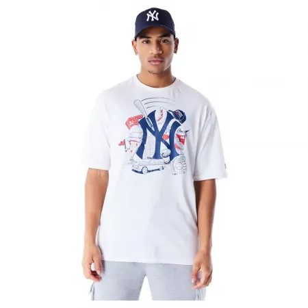 뉴에라 MLB Food Graphic New York Yankees 반팔 티셔츠 141118838