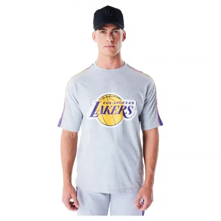 뉴에라 NBA Panel Los Angeles Lakers 반팔 티셔츠 141118873