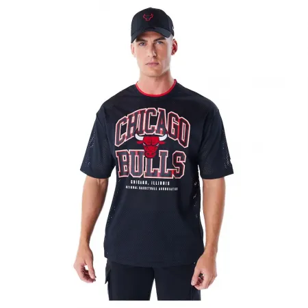 뉴에라 NBA Patch Mesh Chicago Bulls 반팔 티셔츠 141118876