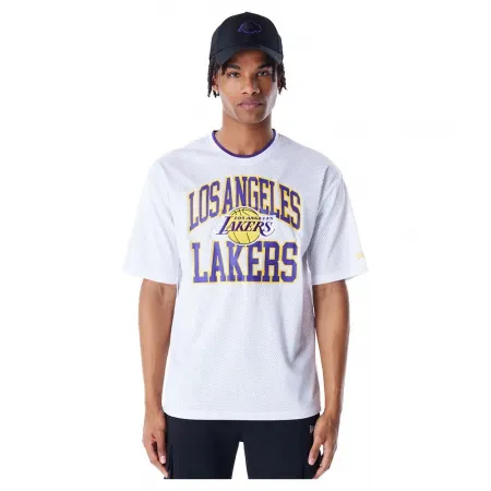 뉴에라 NBA Patch Mesh Los Angeles Lakers 반팔 티셔츠 141118877